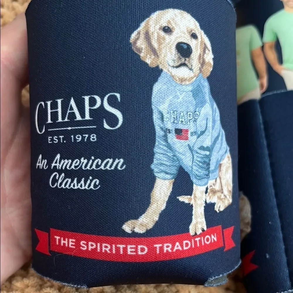 NWT 2 Chaps Men's Performance Graphic Tees with free Coozy!
